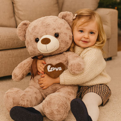 Ours en peluche geant compagnon protecteur