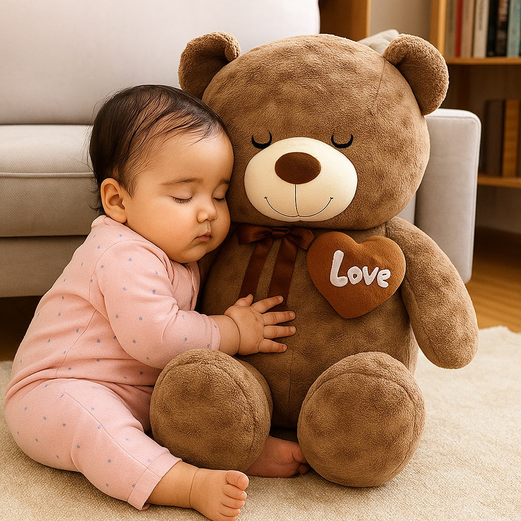 Ours en peluche geant douceur reconforte