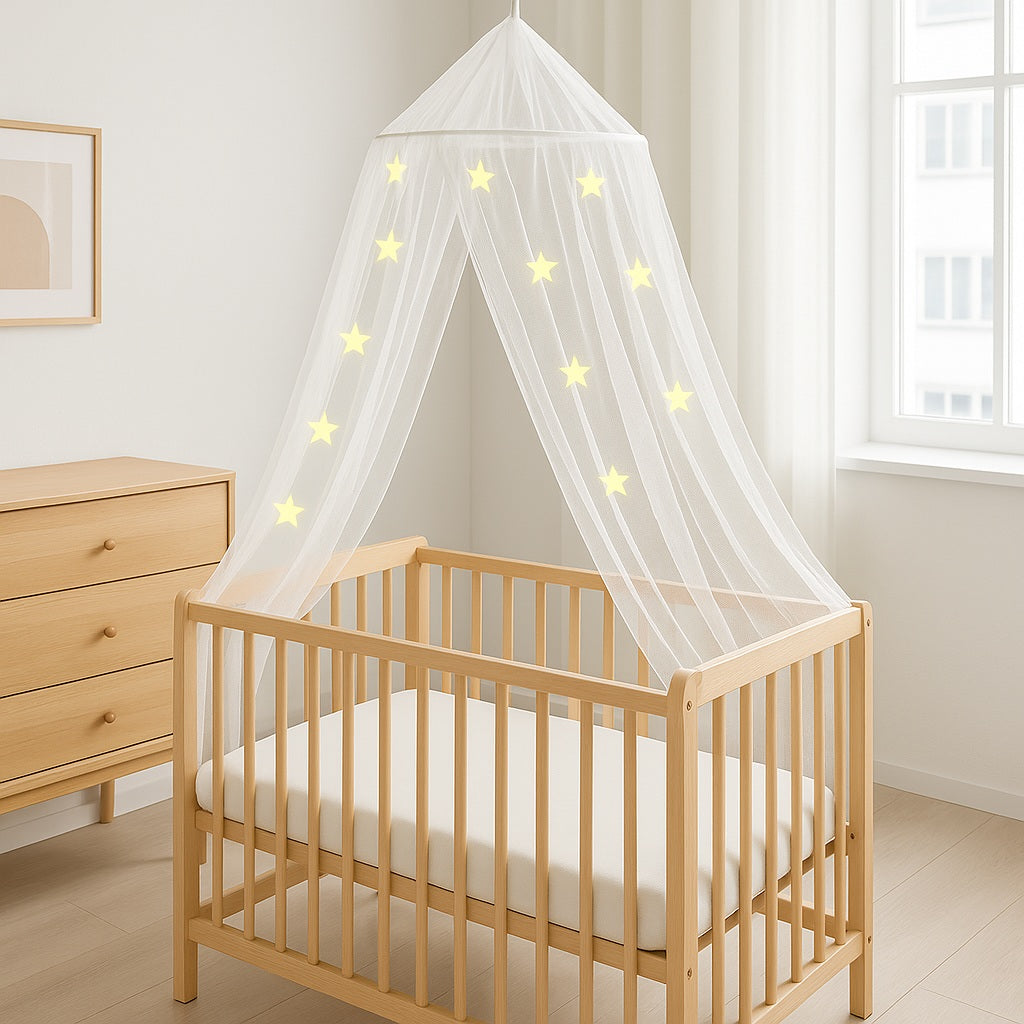 ciel de lit bebe espace embellissant