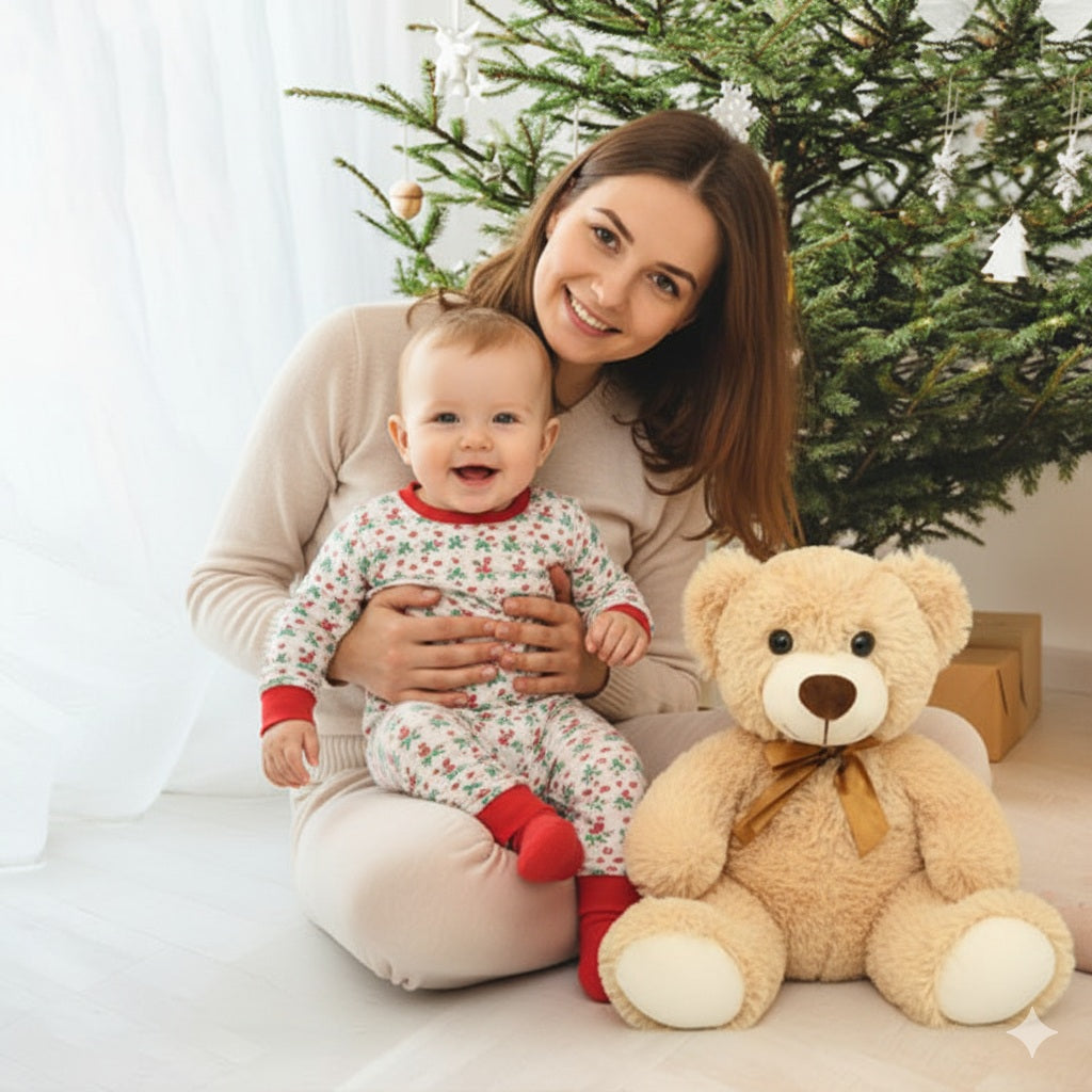 ours en peluche beige confort douillet