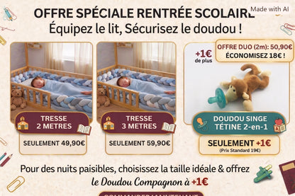 Tresse de lit cabane | Cocon Doux