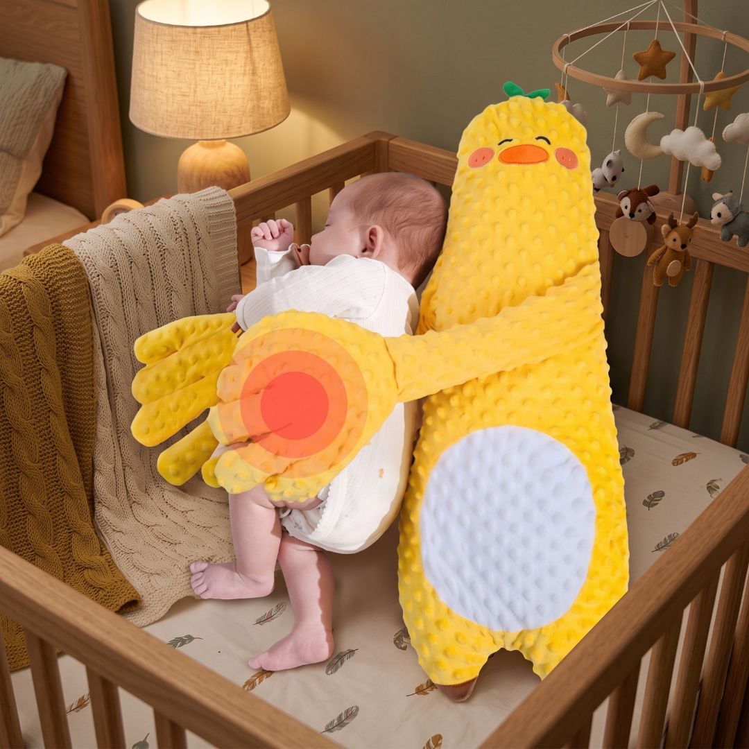 calins doudou canard jaune presence rassurante