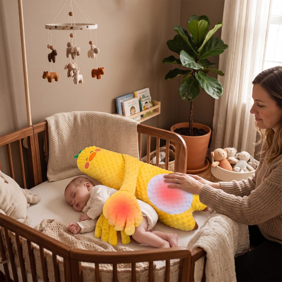 calins doudou canard jaune sommeil serein