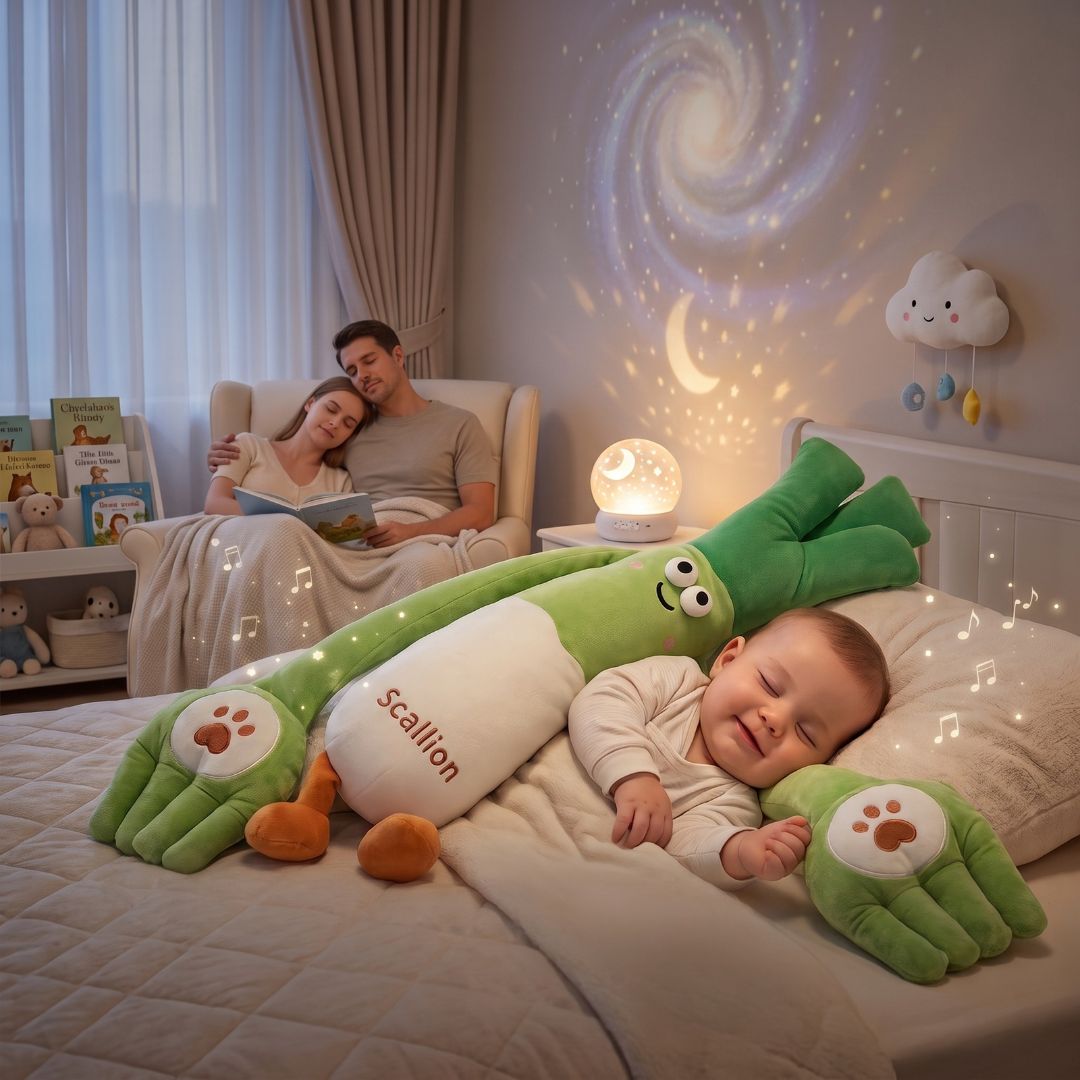 calins doudou oignon vert compagnon rassurant
