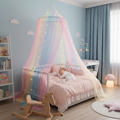ciel de lit arc en ciel gardien de reves