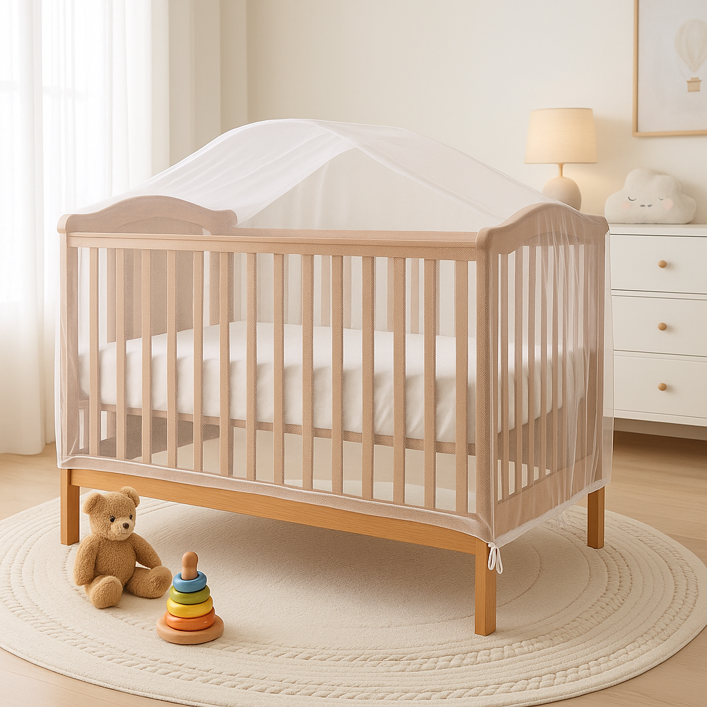 ciel de lit bebe barriere discrete protectrice