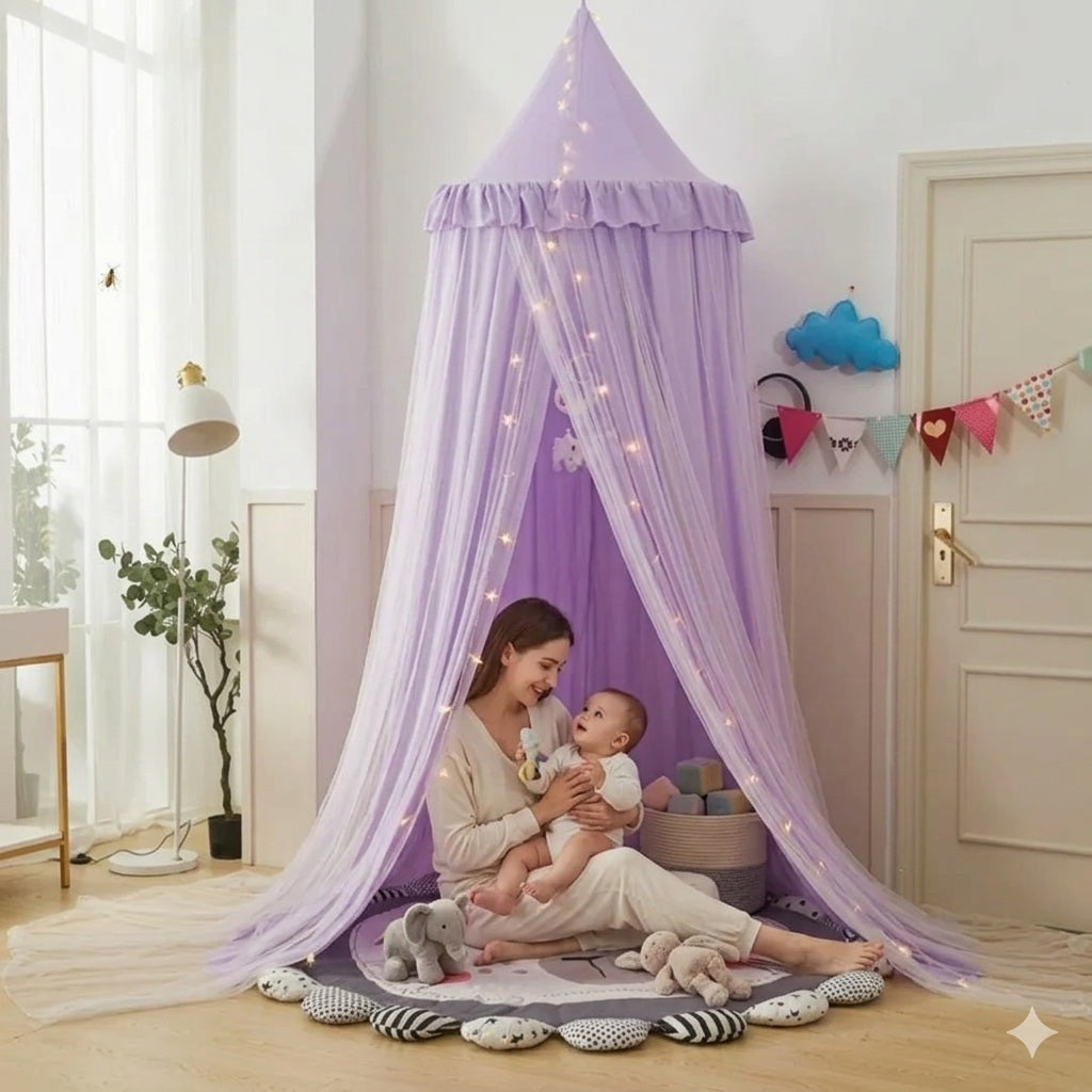 ciel de lit violet presence douce