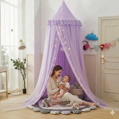 ciel de lit violet presence douce