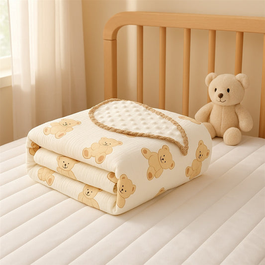 couverture bebe ours bien chaleureuse