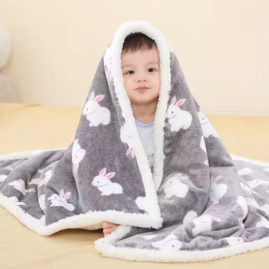 couverture bebe polaire bulle bien être