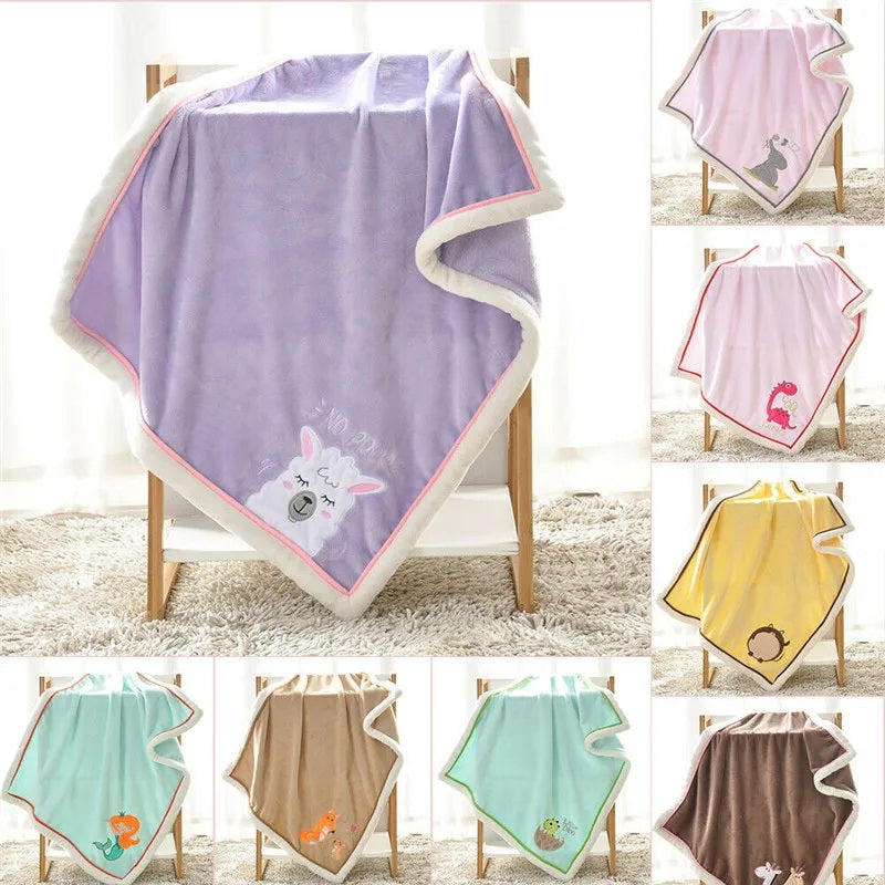 couverture bebe polaire alliee douillette