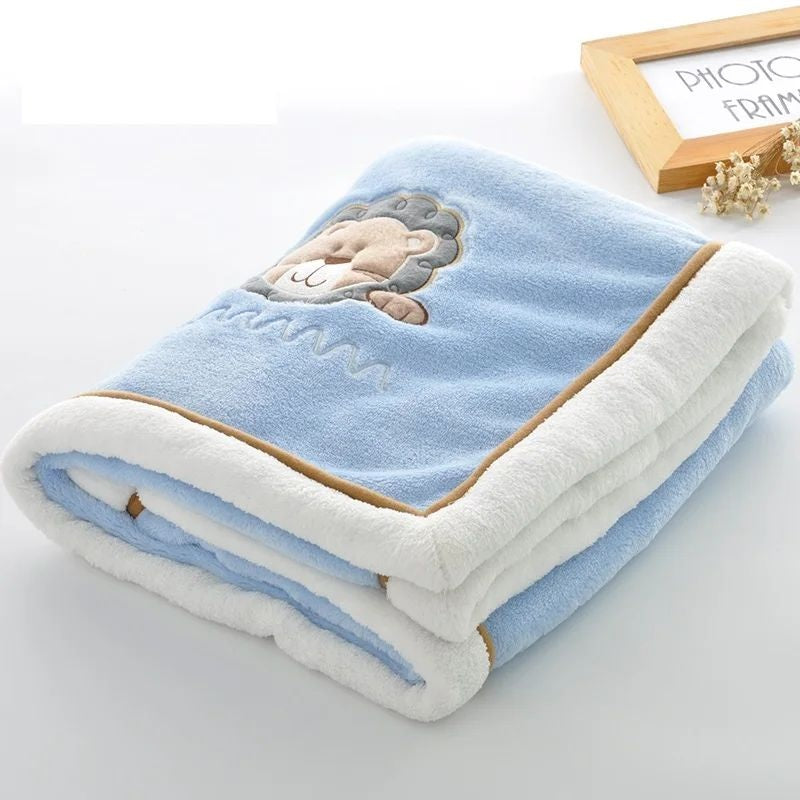 couverture bebe polaire cocon douillet