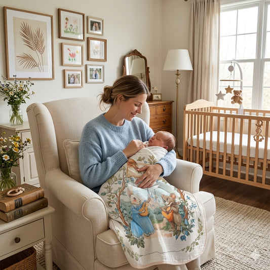 couverture cosy bebe lapin ours chaleureuse