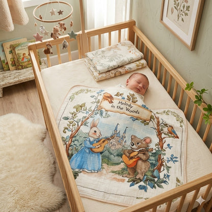 couverture cosy bebe lapin ours doux sommeil