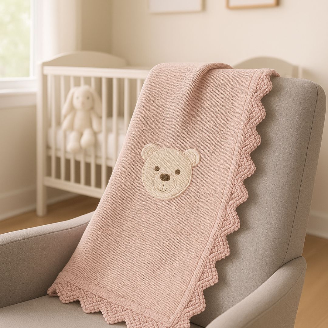 couverture cozy bebe rose chaleureuse