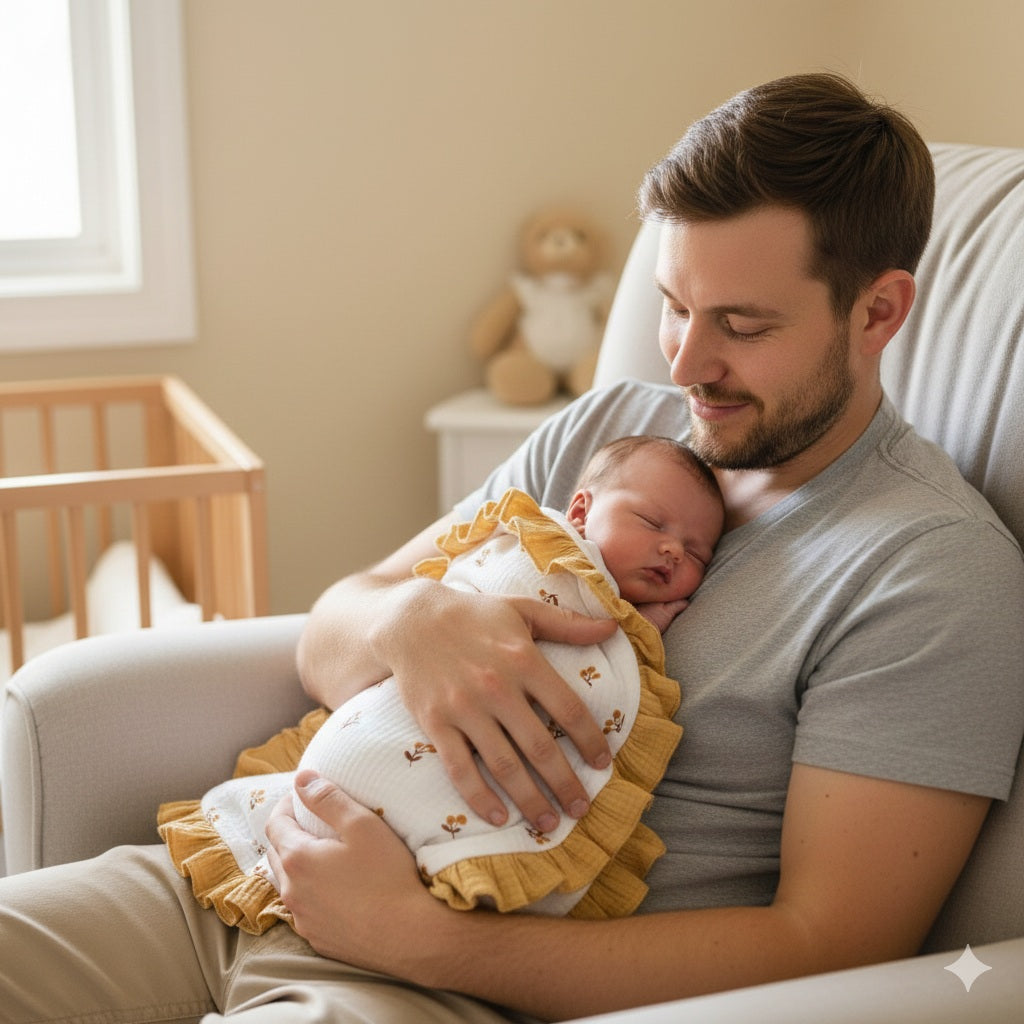 couverture cozy motif beige cocon tendre