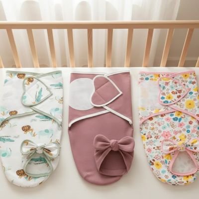 couverture emmaillotage bebe douce