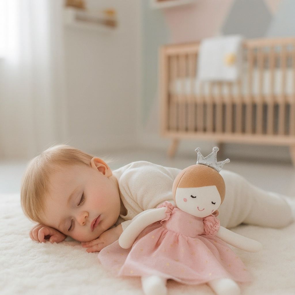 doudou bebe fille presence rassurante douillette