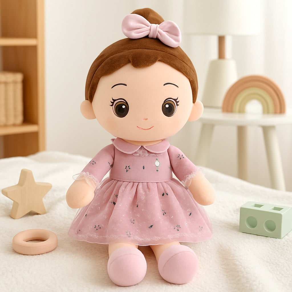 doudou bebe peluche ange violet douceur incomparable