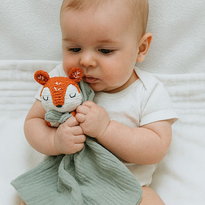 doudou bebe renard confort douillet