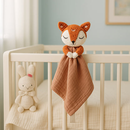 doudou bebe renard douillet