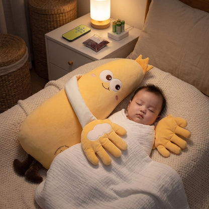 doudou calin banane presence reconfortante