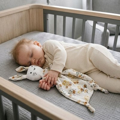 doudou couette chat fleur repere affectif