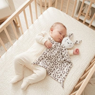 doudou couette chat leopard sommeil doux
