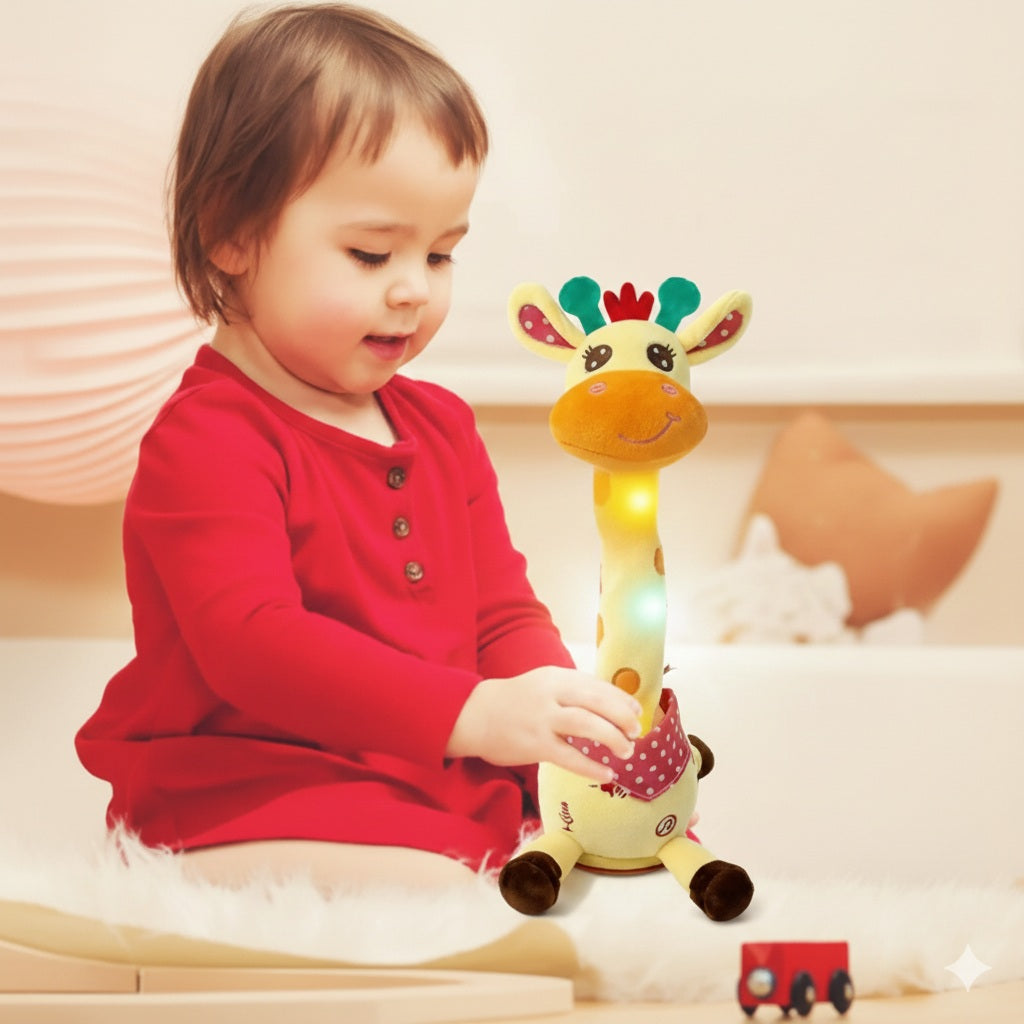 doudou girafe bebe cocon reconfortant