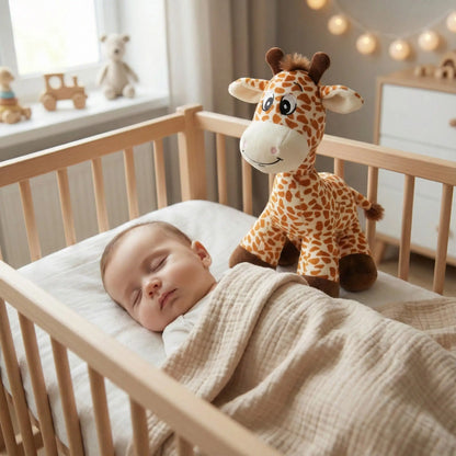 doudou girafe bebe compagnon reconfortant