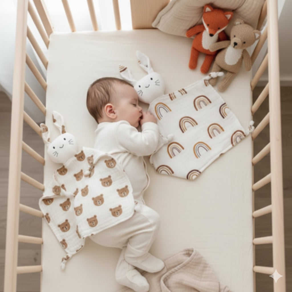 doudou lapin dormir proteger