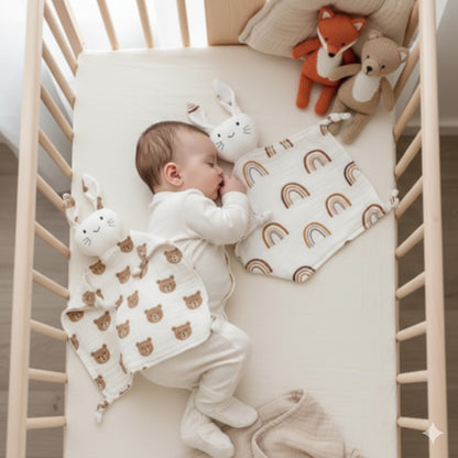 doudou lapin dormir proteger