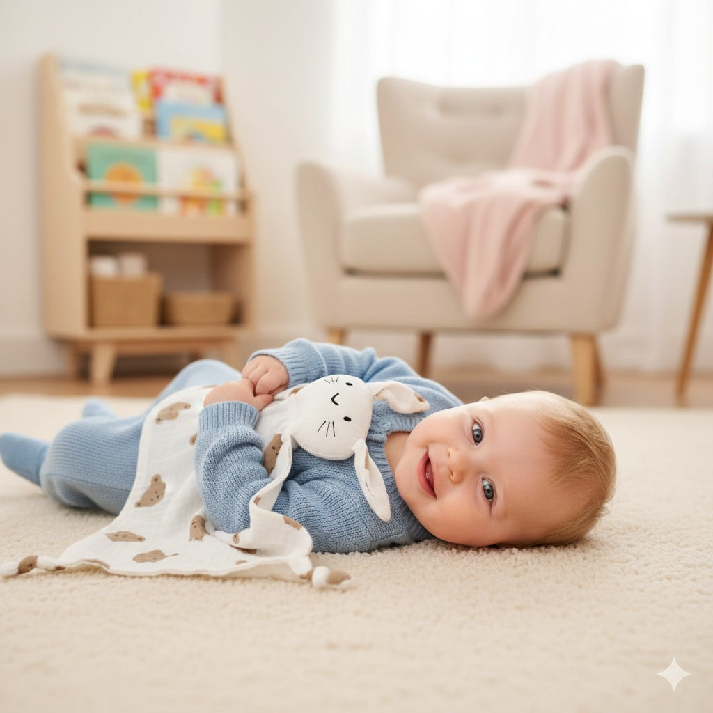 doudou lapin ourson protection douillette