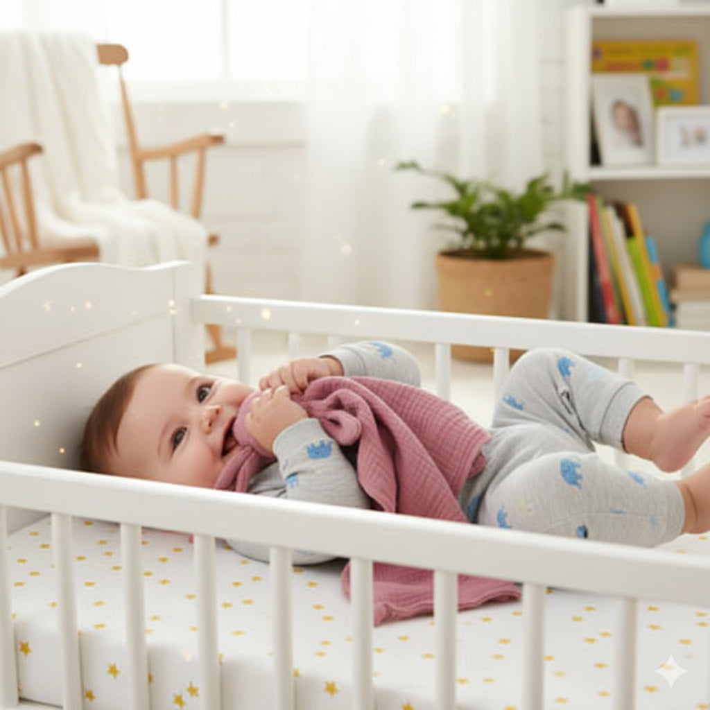 doudou lapin rose confident silencieux