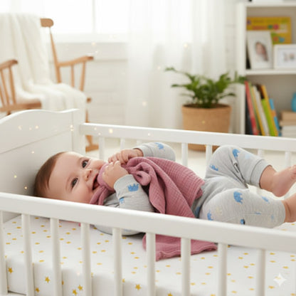 doudou lapin rose confident silencieux