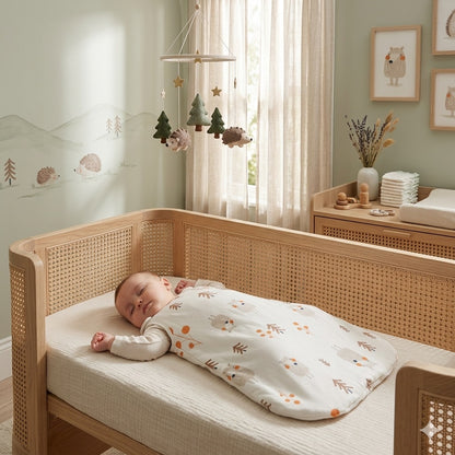 gigoteuse bebe beige ours sommeil paisible