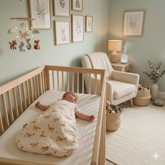 gigoteuse bebe beige renard apaisante