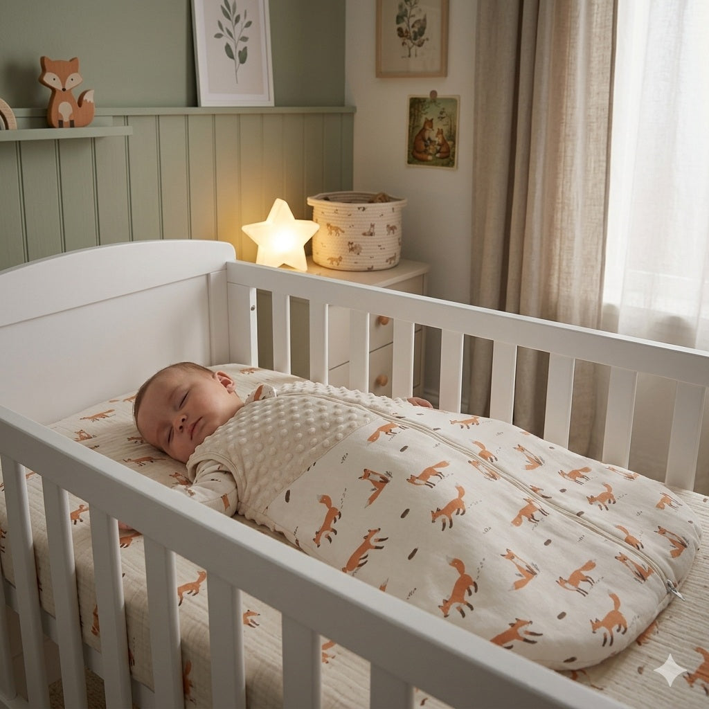 gigoteuse bebe beige renard confortable