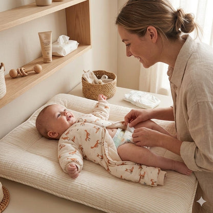 gigoteuse bebe hiver beige renard pratique