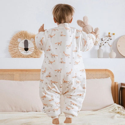 gigoteuse bebe hiver beige renard securitaire