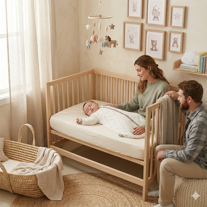 gigoteuse bebe hiver lune grise etoile protectrice