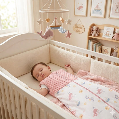gigoteuse bebe rose monde marin chaleureuse