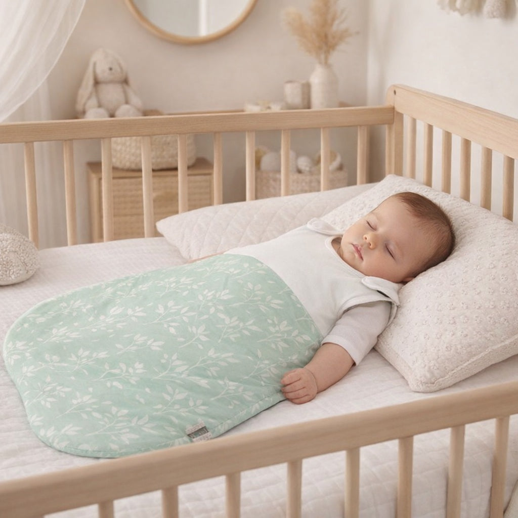 gigoteuse bebe vert herbe protectrice