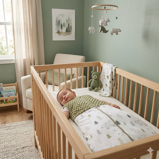 gigoteuse bebe vert sapin confortable