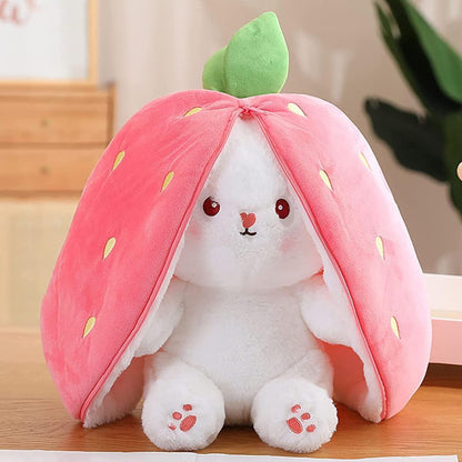 lapin doudou fraise cocon rassurant