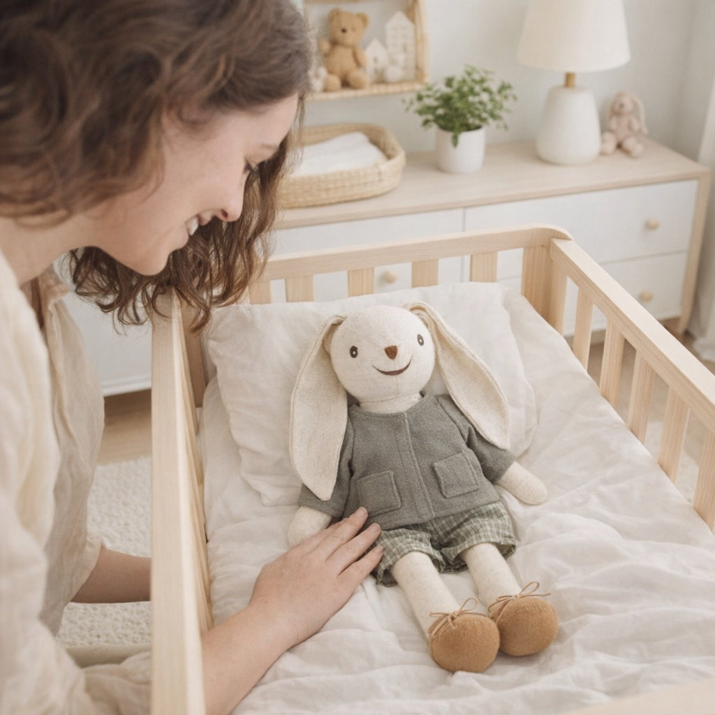 lapin doudou garcon confort doux