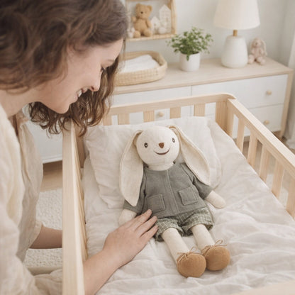 lapin doudou garcon confort doux