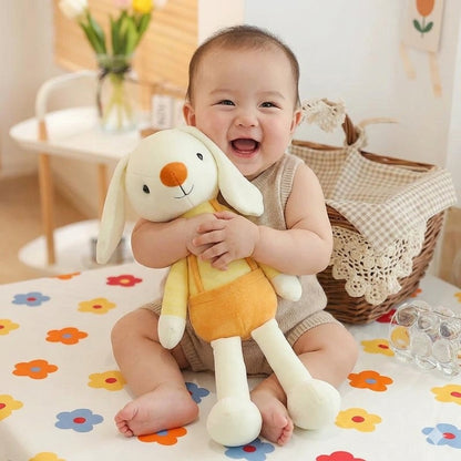 lapin doudou jaune ami reconfortant