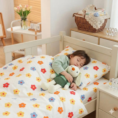 lapin doudou vert compagnon tendre