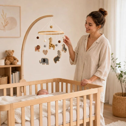 mobile bebe animaux reconfortants